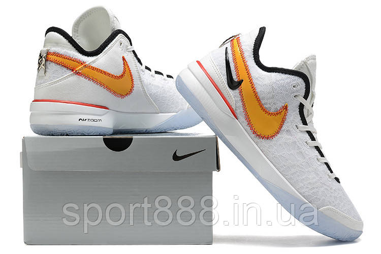 Nike Zoom LeBron NXXT Gen білі чоловічі баскетбольні кросівки