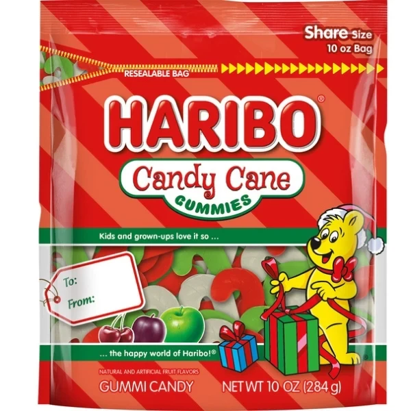 Желейні цукерки Haribo Candy Cane Gummies 284g