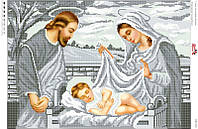 Схема для вышивки бисером народження Ісуса срібна СВР 2020 формат А2