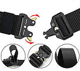 Ремінь тактичний 38мм М-1054 колір Чорний, фото 3