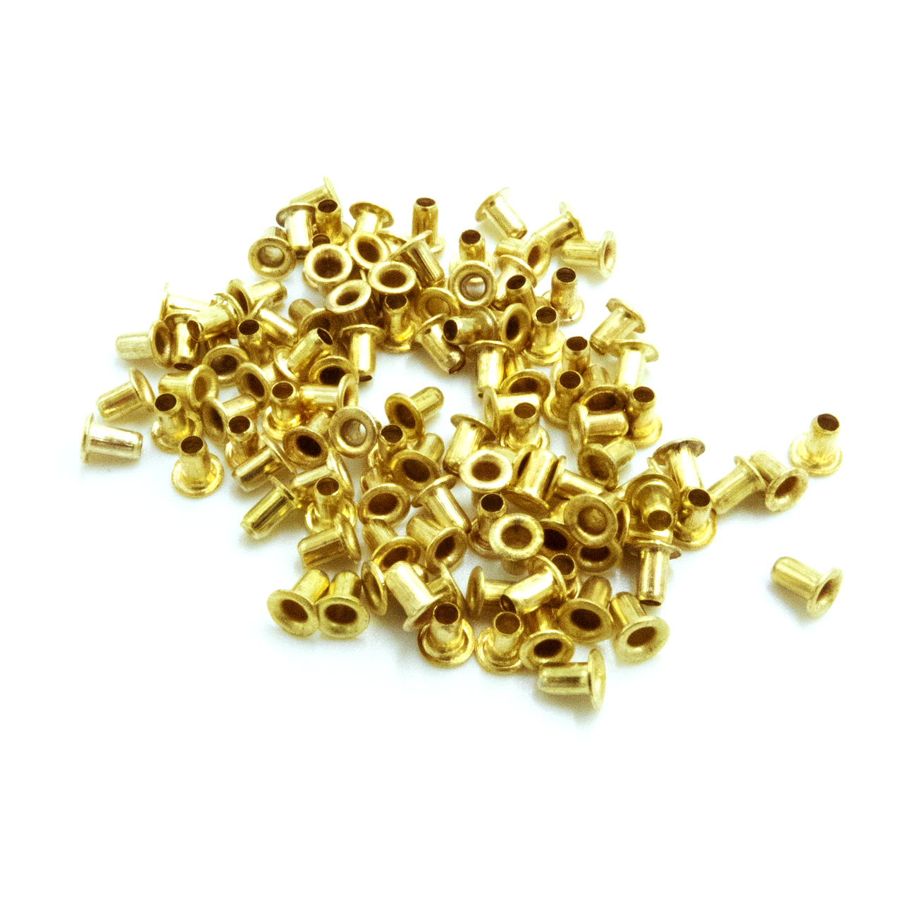 Втулка з мідним покриттям (100 г) D=2,6mm. L = 4,1 мм.