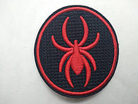 Аплікація для одягу червоний павук 42064 8 х 8,2 см