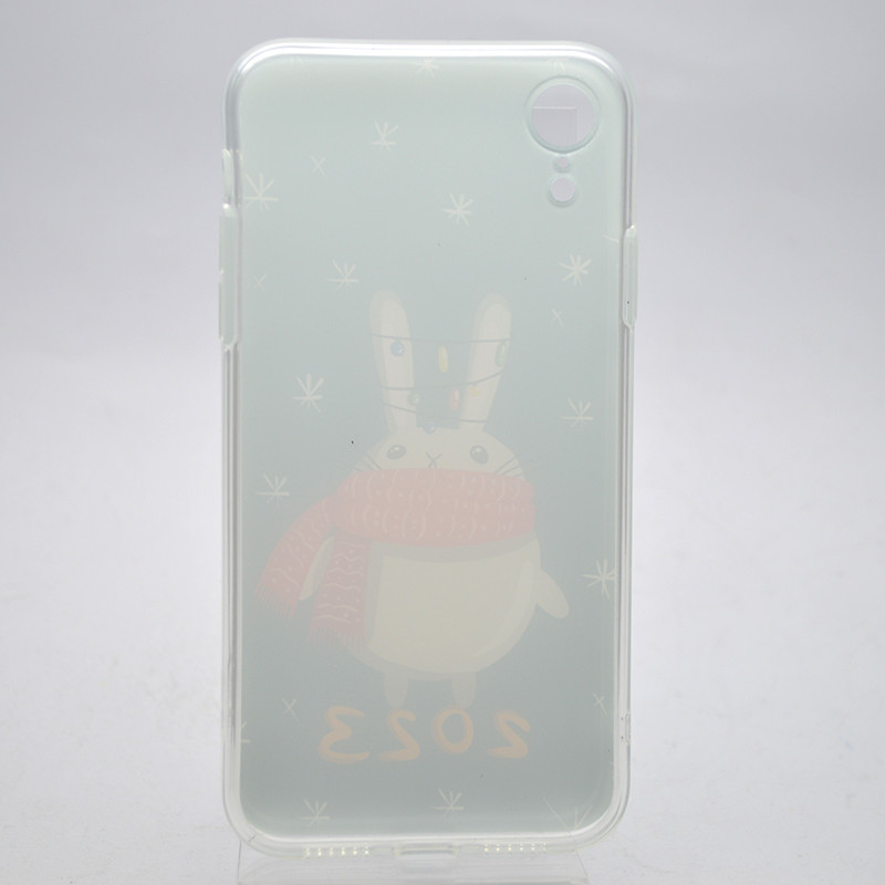 Чехол с новогодним принтом TPU Print Its для iPhone XR New Year's Rabbit, фото 4
