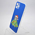 Чохол з новорічним принтом TPU Print Its для iPhone 12 Pro New Year's Cat, фото 3