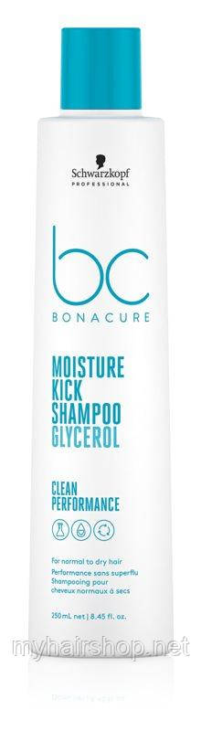 Зволожуючий шампунь SCHWARZKOPF BC Hyaluronic Moisture Kick Shampoo 250 мл