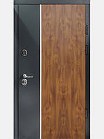 Двери уличные, модель Thermo Steel Standart 22-20, 2 замка, полуторные, глухие