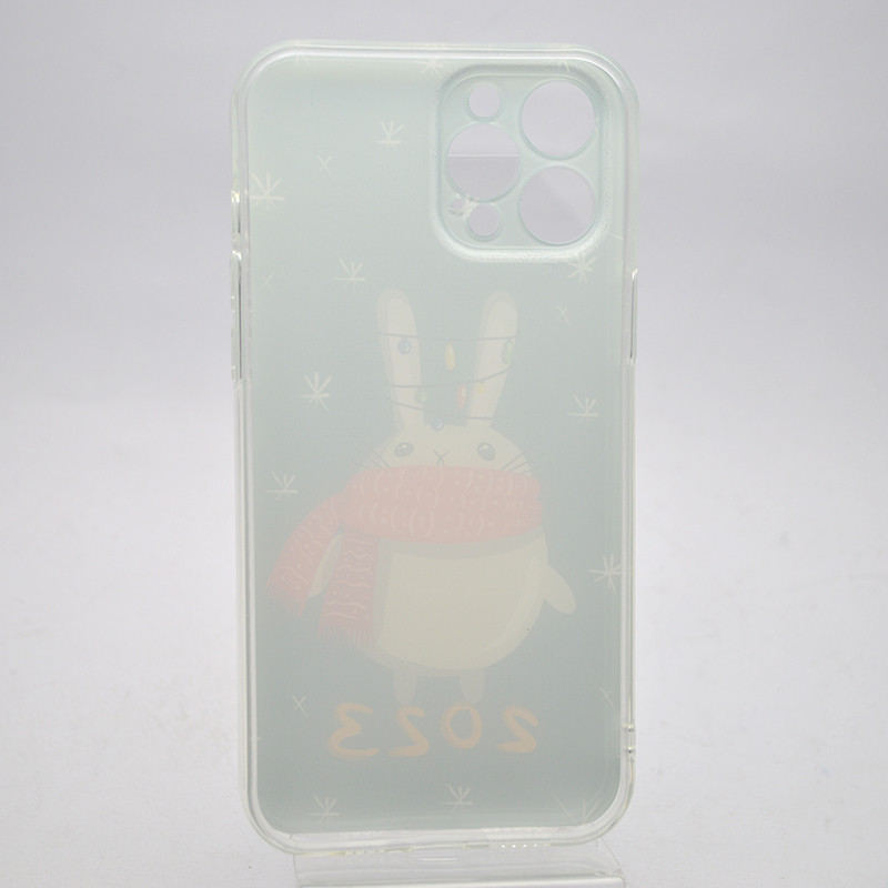 Чехол с новогодним принтом TPU Print Its для iPhone 12 Pro Max New Year's Rabbit, фото 4