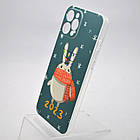 Чохол з новорічним принтом TPU Print Its для iPhone 12 Pro Max New Year's Rabbit, фото 3