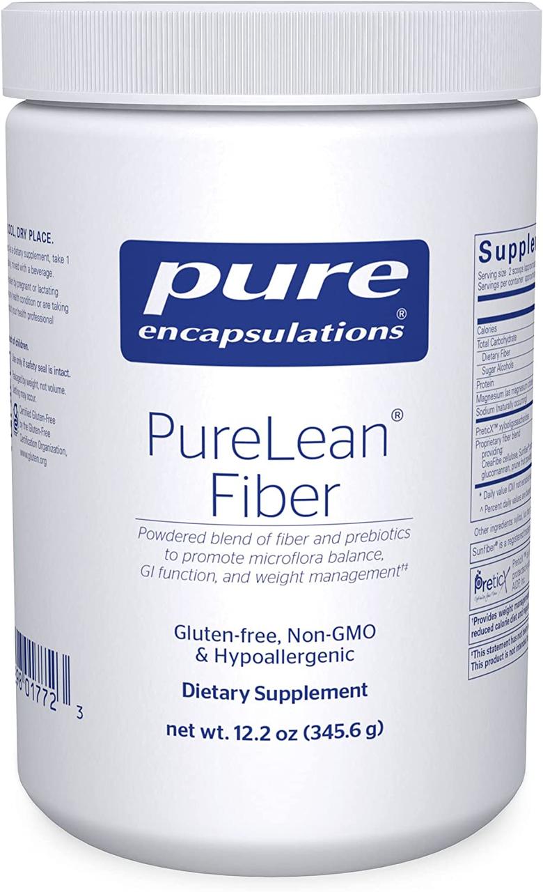 Pure Encapsulations PureLean Fiber / Суміш клітковини та пребіотиків для контролю ваги 345,6 г