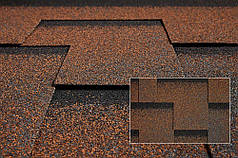 Бітумова гнучка черепиця катепалterpal rocky мідний відлив