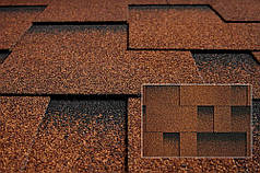 Бітумна гнучка черепиця катепалterpal rocky теракота