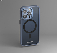 Чехол с Magsafe Momax Hybrid Case для iPhone 14 Pro Max (CPAP22XLB) Blue (Синий)