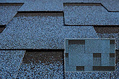 Бітумова гнучка черепиця катепалераpal rocky блакитна лагуна