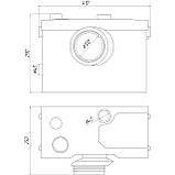 Каналізаційна установка VOLKS pumpe WC600D (WC3) Baumar - Завжди Вчасно, фото 5