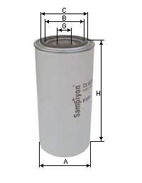 Фільтр паливний FORD 2C46-9176-AA SAMPIYON