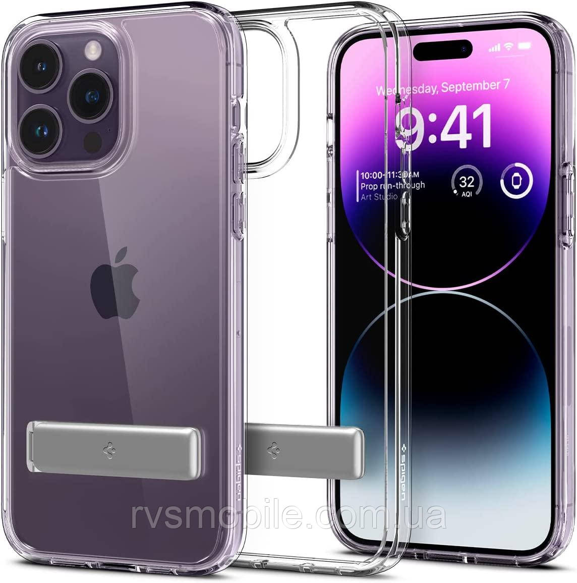 Чохол Spigen для iPhone 14 Pro - Ultra Hybrid S, Crystal Clear (ACS04973), фото 1