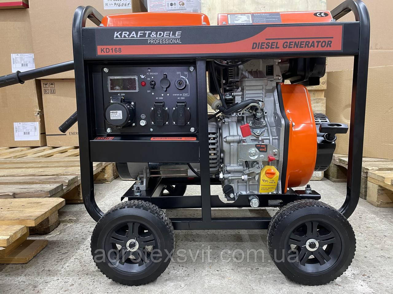 Генератор Kraft Dele KD168 7.5 kW Дизель Польща, фото 1
