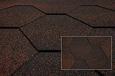 Бітумова гнучка черепиця катепалальпал jazzy коричневий