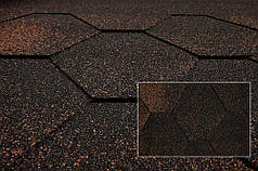 Бітумова гнучка черепиця катепалальпал jazzy мідний