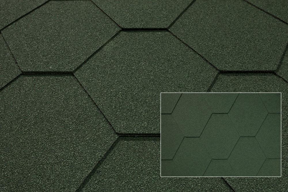 Бітумна гнучка черепиця катепалатор pal kl зелений