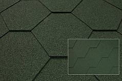 Бітумна гнучка черепиця катепалатор pal kl зелений