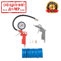 Набір пневмоінструментів 6 одиниць, Intertool STP PT-1500 комплект насадок для компресора