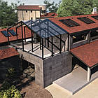 Бітумна черепиця AQUAISOL «Мозаїка» «Вогняна лава», фото 4