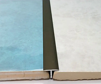 Соединительный алюминиевый профиль Т-образный для плитки, ширина 13 мм, длина 2,7 м, Бронза