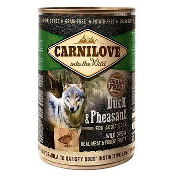 Вологий корм для собак Carnilove Lamb & Wild Boar 400 г (ягня та кабан)
