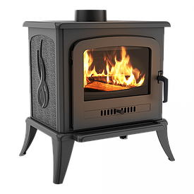 Піч камін окремо стояча чавунна KOZA K7