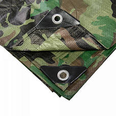 Тент камуфляж CAMOforest, 6х8м, 90 г/м², PLCF906/8, фото 3