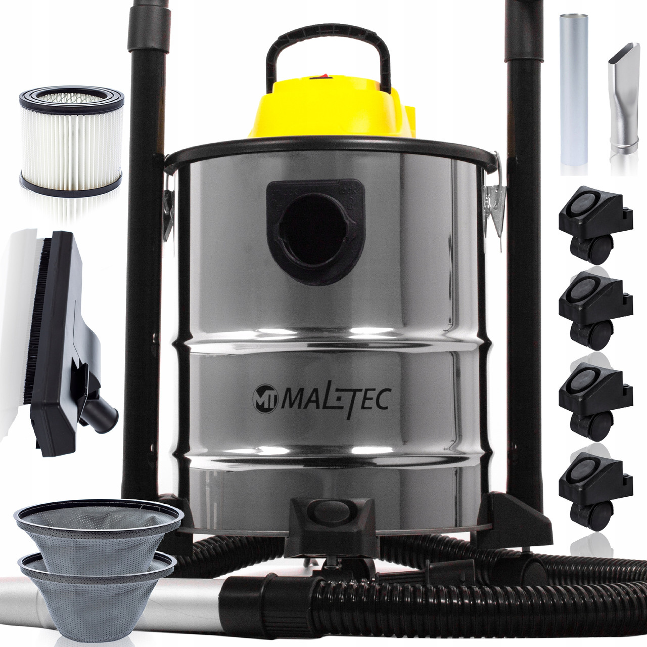 Пилосос для золы Maltec ML2500-ASH-INDUSTRIAL  2000Вт 20л