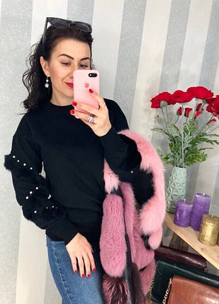 Розкішний жіночий базовий светр Ткань "Машинна в'язка" 46, 48, 50 розмір 46, фото 1