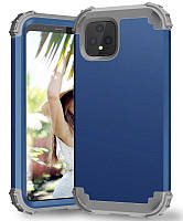 Потужний протиударний чохол для Google Pixel 4 синій трискладовий бампер