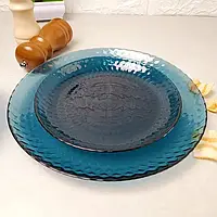 Набір скляних тарілок