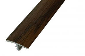 Профіль з'єднувальний Т-подібної форми, ширина 18 мм довжина 2,7 м, Горіх