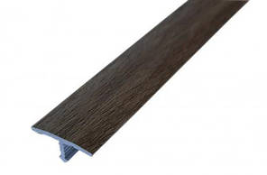 Профіль з'єднувальний Т-подібної форми, ширина 18 мм довжина 2,7 м, Дуб мокко