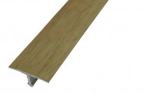 Профіль з'єднувальний Т-подібної форми, ширина 18 мм довжина 2,7 м, Ясень світлий