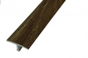 Профіль з'єднувальний Т-подібної форми, ширина 18 мм довжина 2,7 м, Дуб капучіно