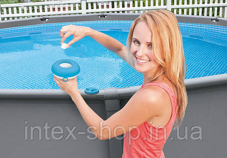Плаваючий дозатор для хімії Intex Floating Chemical Dispenser 29040, фото 2