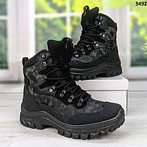 Черевики чоловічі зимові чорні на шнурках Даго Україна, фото 5