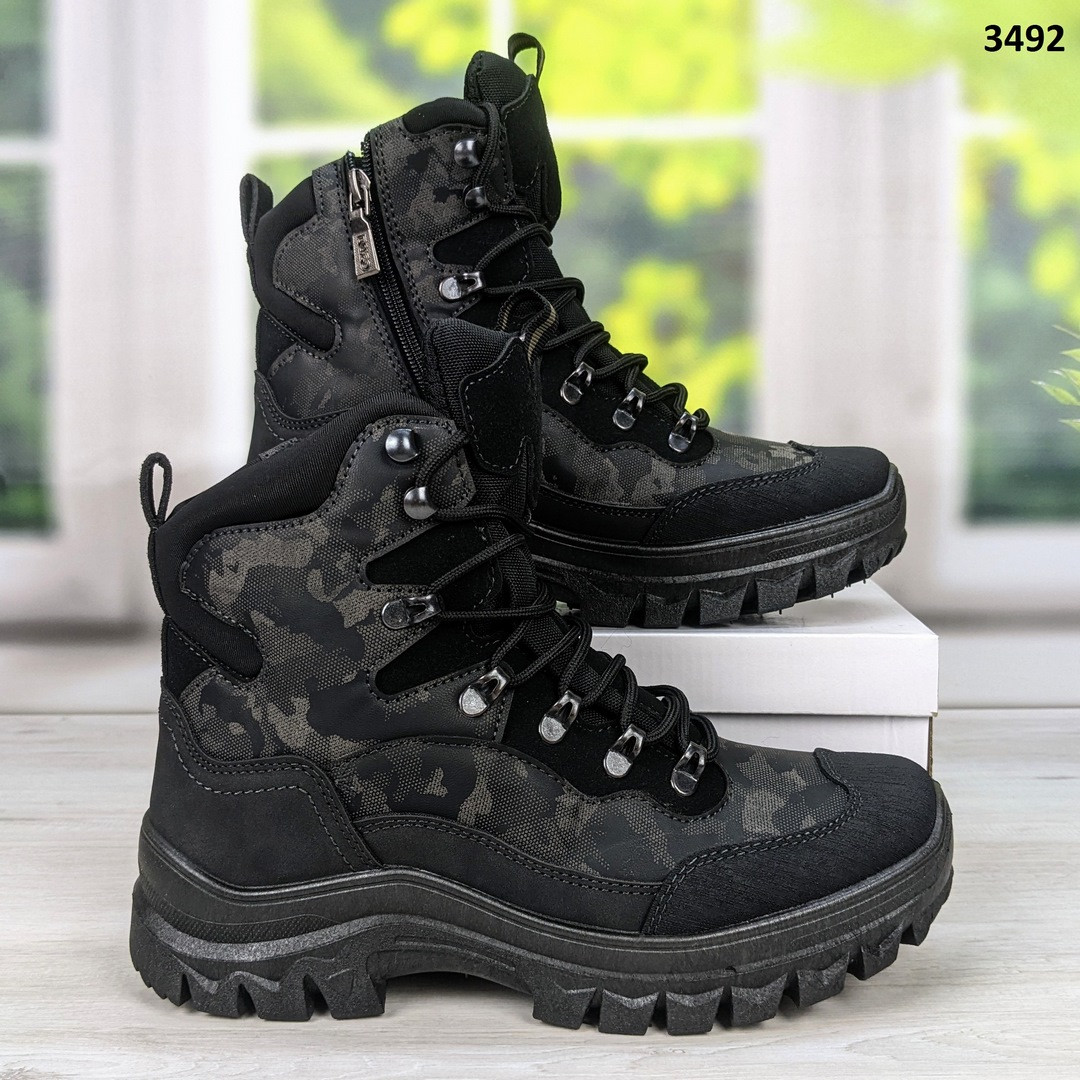 Черевики чоловічі зимові чорні на шнурках Даго Україна