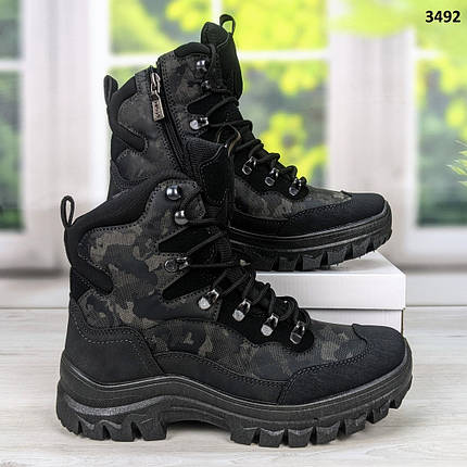 Черевики чоловічі зимові чорні на шнурках Даго Україна, фото 1