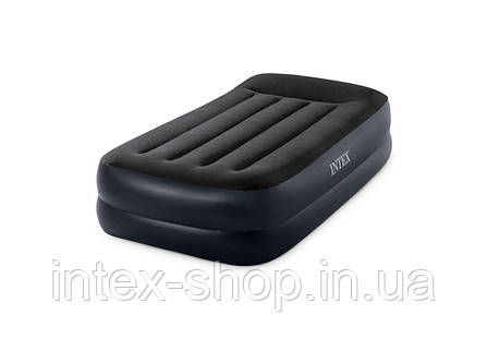 Надувне ліжко Intex 64122 (191х99х42) з вбудованим електронасосом 220-240V, фото 1
