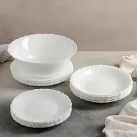 Тарілки обідні, десертні