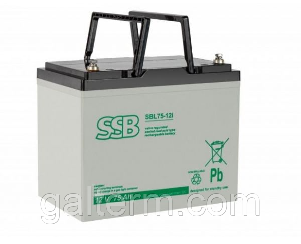 Акумулятор AGM SSB SBL 75-12i (75Ah, 12V)