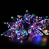 Гірлянда штора 5м "Лампочки ромб" від мережі, Xmas на 150 LED, Кольорова / Світлодіодна новорічна гірлянда на вікно, фото 2