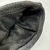 Шапка зимова в'язана на флісі, Антрацит / Тактична тепла шапка з відворотом / Армійська шапка ЗСУ, фото 10