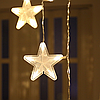 Гірлянда штора з фігурками 3м "Зірочка", 138 LED, від мережі, Теплий білий / Світлодіодна гірлянда, фото 8