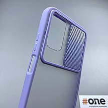 Чохол для Xiaomi Redmi 9T матовий із шторкою для камери чохол на телефон сяомі редмі 9т бузковий Cur, фото 5